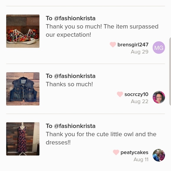 SAVE $10 ON YOUR 1ST PURCHASE / THANKS TO ALL MY BUYERS, FOLLOWERS, AND SHARERS! - Picture 10 of 10